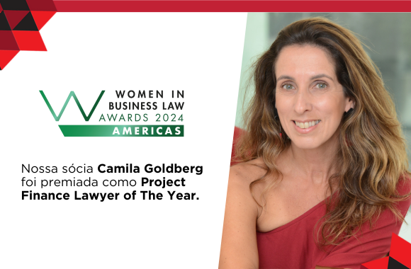 Camila Goldberg was named "Project Finance Lawyer of The Year" at the Women in Business Law Awards 2024 - Americas