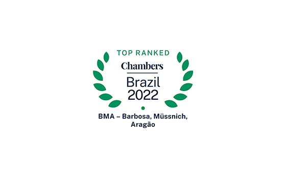 BMA is recognized in Chambers Brazil: Contentious 2022