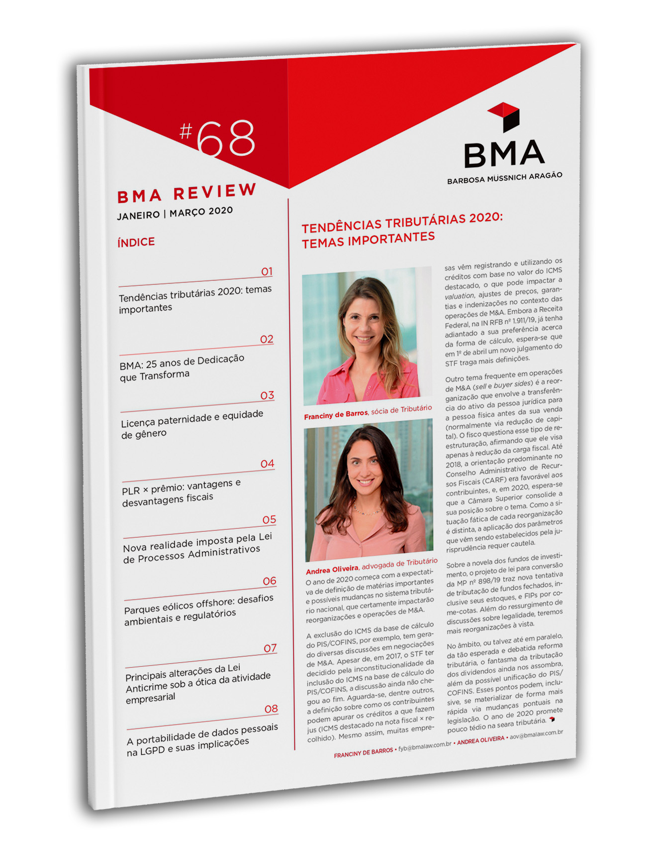 BMA Review #68 traz artigos sobre licença paternidade, a nova realidade imposta pela Lei de Processos Administrativos e mais; leia