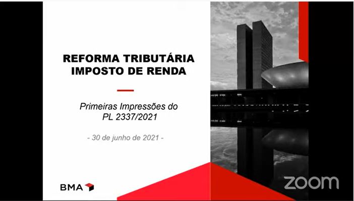 Projeto de Reforma Tributária - Imposto de Renda (PL 2337/2021)
