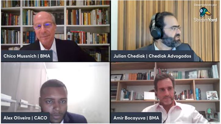 Painel discute perspectivas para o mercado de fusões e aquisições com Chico Müssnich e Amir Bocayuva; assista